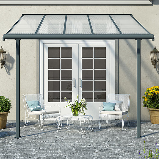 Palram Palram Sierra Patio Cover 3m W x 3m D Awning & Reviews Wayfair.co.uk